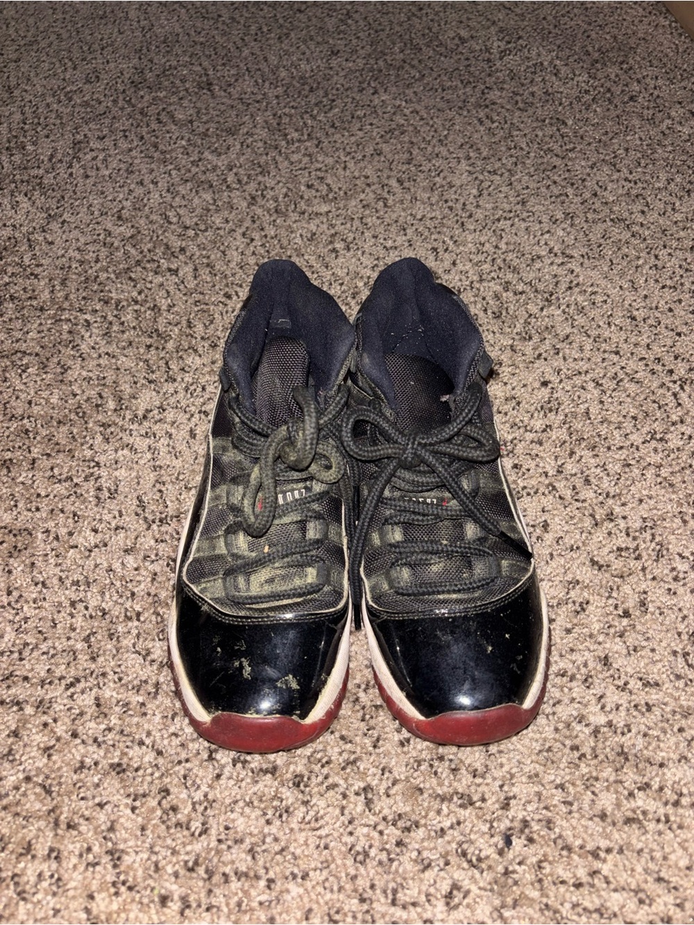 Jordan Boys Black Red White Athletic Sneakers
